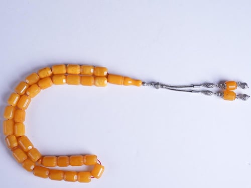 سبحة من الكهرمان طبيعي 1989-13-15-33