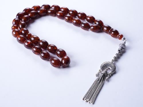 سبحه كهرمان روسي شفاف 1665-13-17-33