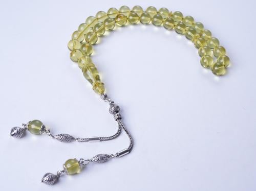 سبحة كهرمان اخضر كولومبي 1987-11-11-33