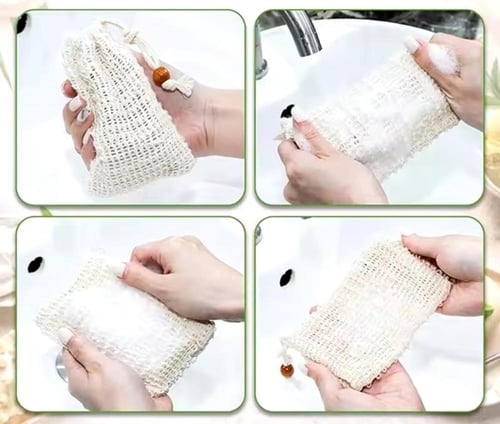 ليفة جسم مصنوع من الكتان الطبيعي