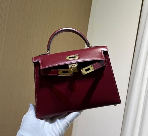 حقيبة جلد روج إتش سومبريرو سيلير كيلي من هيرميز