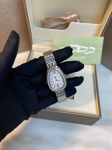 ساعة سيربنتي سيدوتوري بمينا بيضاء وارقام لاتينية م...