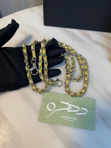 حقيبة شانيل 19.5 سم مستطيلة بشعار CC