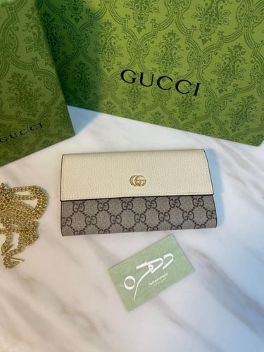 شنطة محفظة قوتشي جي جي سوبريم سلسة 19 - بيج