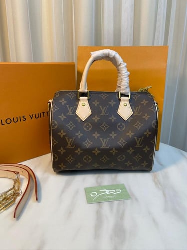 شنطة لويس فيتون سبيدي 25 - بني وبيج