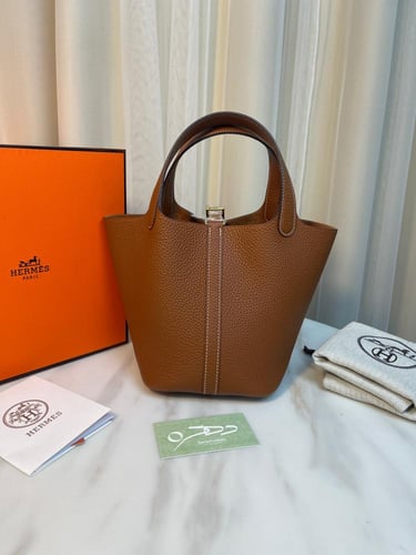 حقيبة هيرميس بيكوتين لوك 18 - بني
