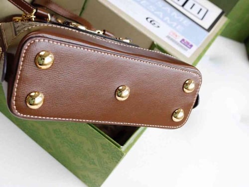 حقيبة 1955 ميني بيد علوية وحلية لجام الحصان من قوت...