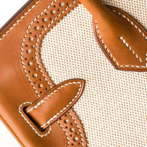 حقيبة هيرميس بيركين توغو سويفت بقطع فضية