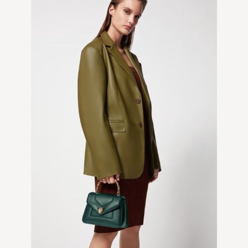 حقيبة سيربنتي ريفرس ذات المقبض العلوي من بولغاري -...