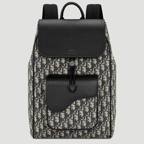 شنطة ظهر ديور Saddle Backpack Print-مقاس 41