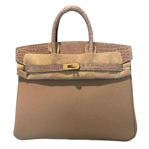 حقيبة هيرميس تاتش بيركين بطبعة جلد التمساح