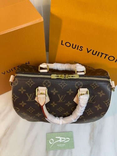 شنطة لويس فيتون سبيدي 25 - بني وبيج