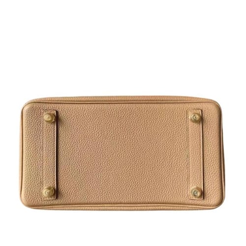 حقيبة بيركن هيرميس ترينش جلد بمعدن مطلي بالذهب - ب...