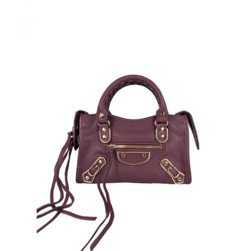 شنطة بالنسياقا كلاسيك سيتي ميني (هادروير ذهبي)