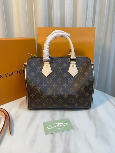 شنطة لويس فيتون سبيدي 25 - بني وبيج