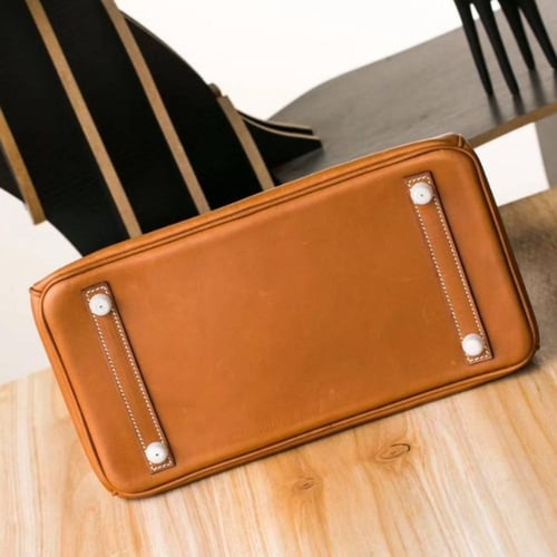 حقيبة هيرميس بيركين توغو سويفت بقطع فضية