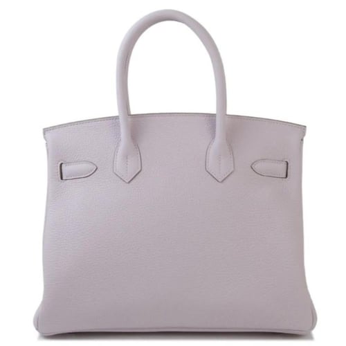 حقيبة هيرمس بيركن من جلد بمشبك فضي - موف