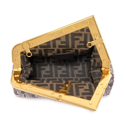 شنطة فندي فرست ثعبان - بني وبيج