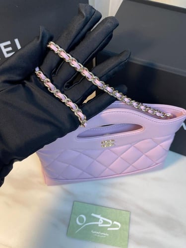 حقيبة تسوق شانيل 20,5 سم مبطنة