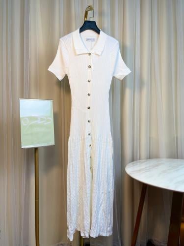 فستان لوريل بنمط قميص مزيج فيسكوز من ساندرو