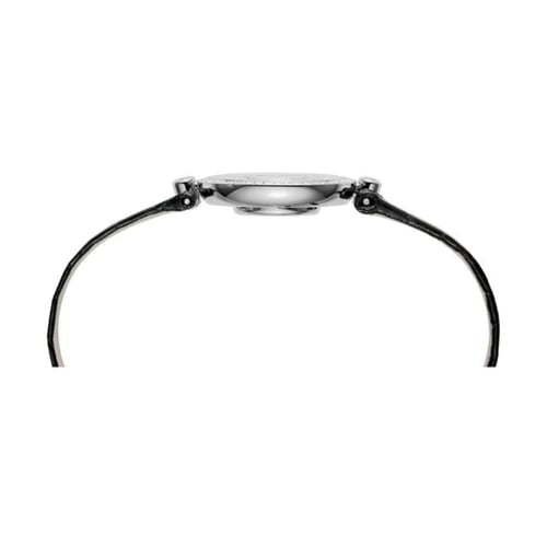 ساعة شوبارد هابي دايموند ليديز بسوار جلدي اسود