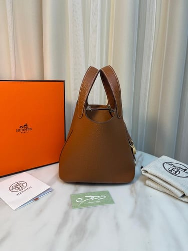 حقيبة هيرميس بيكوتين لوك 18 - بني