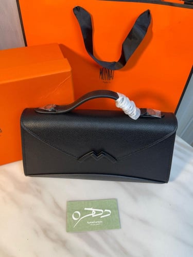 حقيبة كلاتش غابرييل 26 سم من موينات سوداء