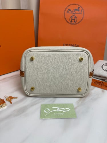 حقيبة هيرميس بيكوتين لوك 18 - بيج مع بني