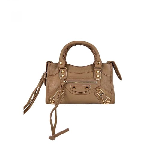 شنطة بالنسياقا كلاسيك سيتي ميني (هادروير ذهبي)