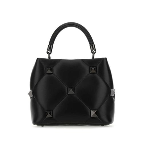 حقيبة يد صغيرة مبطنة مرصعة بالأحجار من فالنتينو جا...