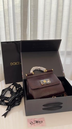 حقيبة دولتشي ستامبا إجوانا كريستال ميس سيسيلي