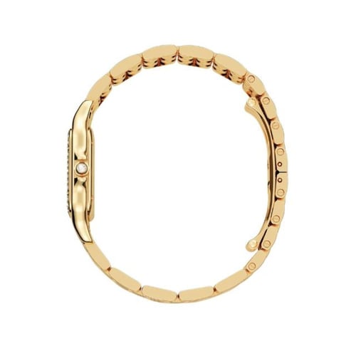 ساعة بانتير دو كارتييه باطار مصع بكريستال ومينا خض...