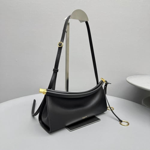 حقيبة كتف جلدية 25 سم لي كليك إيست من الايا