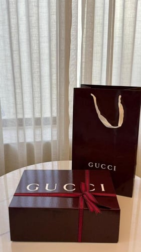 شنطة قوتشي مارمونت ميني توب هاندل - بني فاتح