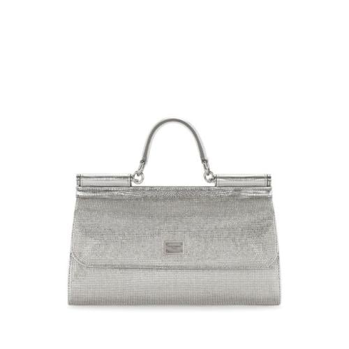 شنطة كيم دولتشي أند غابانا صغيرة سيسيلي بمقبض علوي...