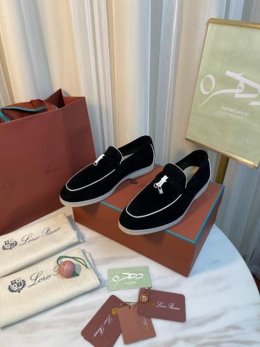 فلات لوروبيانا الصيفي كاجوال أسود