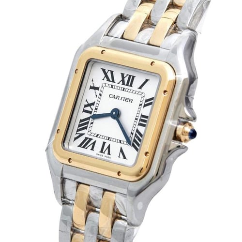 ساعة كارتييه بانتير دو كارتييه بحزام فولاذي مقاوم...