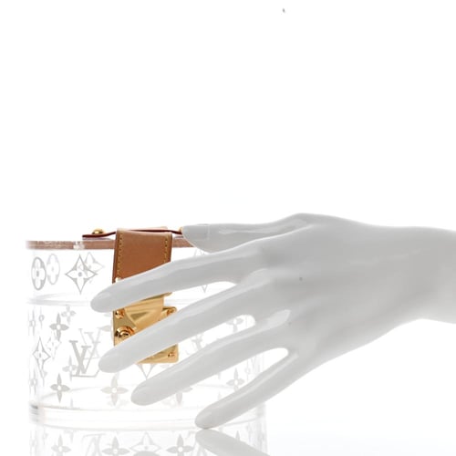 حقيبة سكوت من الزجاج الشفاف من لويس فيتون