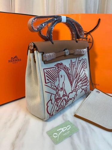 حقيبة هيرمس هيرباج بيغاسوس مع لمسات من البلاديوم