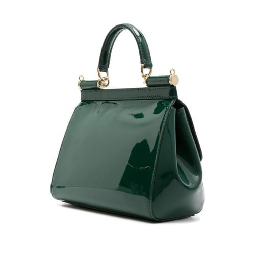 شنطة عملية سيسيلي متوسطة بجلد لامع