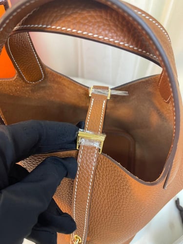 حقيبة هيرميس بيكوتين لوك 18 - بني