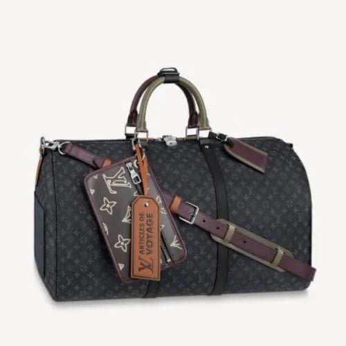 لويس فيتون Keepall Bandouliere اسود