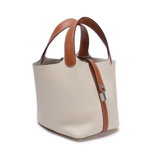 حقيبة هيرميس بيكوتين مقاس 18 هاردوير فضي