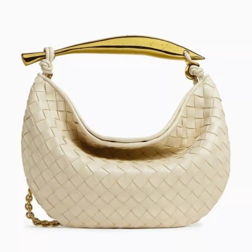 حقيبة ساردين بيد علوية من جلد مجدول من بوتيغا فيني...