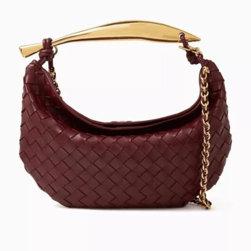 حقيبة ساردين ميني جلد مجدول من بوتيغا فينيتا - برغ...