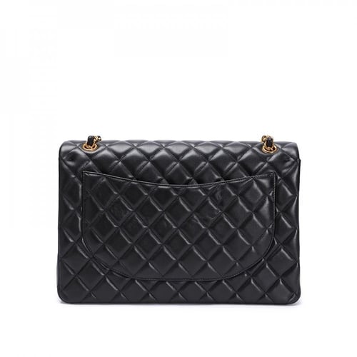 شنطة شانيل كلاسيك لامبسكن 33 سم - أسود وذهبي