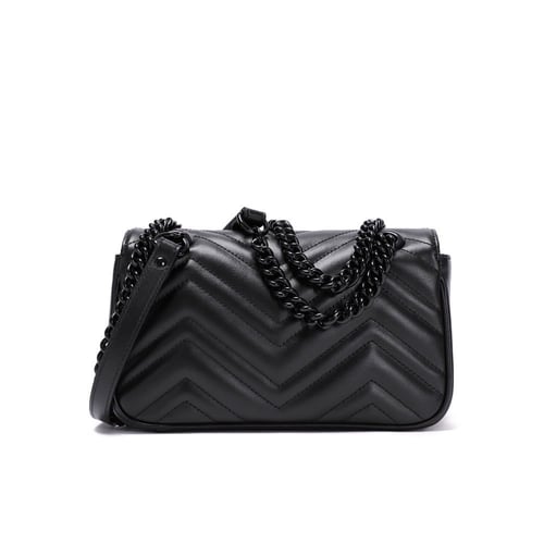 شنطة قوتشي جي جي مارمونت أول بلاك 22 - أسود