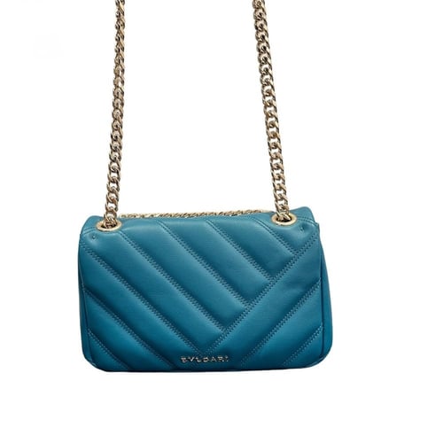 حقيبة Serpenti Cabochon سلسلة ذهبي - تركواز