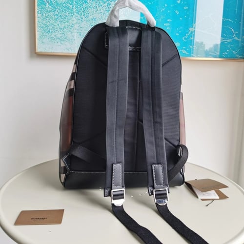 بيربري شنطة Brown Nylon