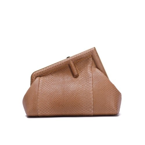 شنطة فندي فرست ثعبان - بني فاتح